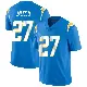＃27 Men's JaQuae Jackson Blue Limited Los Angeles Chargers Powder Vapor Untouchable Alternate Jersey