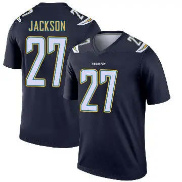 ＃27 Men's JaQuae Jackson Navy Legend Los Angeles Chargers Jersey