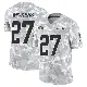 ＃27 Men's RJ Mickens Arctic Camo Limited Los Angeles Chargers 2024 Salute to Service Jersey
