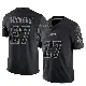 ＃27 Men's RJ Mickens Black Limited Los Angeles Chargers Reflective Jersey