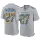 ＃27 Men's RJ Mickens Gray Game Los Angeles Chargers Atmosphere Fashion Jersey