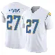 ＃27 Men's RJ Mickens White Limited Los Angeles Chargers Vapor F.U.S.E. Jersey