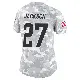 ＃27 Women's JaQuae Jackson Arctic Camo Limited Los Angeles Chargers 2024 Salute to Service Jersey