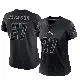 ＃27 Women's JaQuae Jackson Black Limited Los Angeles Chargers Reflective Jersey