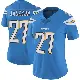 ＃27 Women's JaQuae Jackson Blue Limited Los Angeles Chargers Powder Vapor Untouchable Alternate Jersey