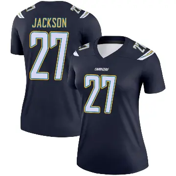 ＃27 Women's JaQuae Jackson Navy Legend Los Angeles Chargers Jersey