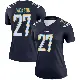 ＃27 Women's JaQuae Jackson Navy Legend Los Angeles Chargers Jersey