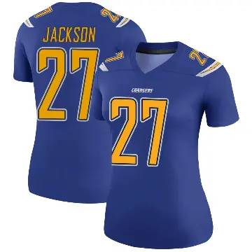 ＃27 Women's JaQuae Jackson Royal Legend Los Angeles Chargers Color Rush Jersey