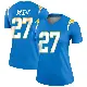 ＃27 Women's RJ Mickens Blue Legend Los Angeles Chargers Powder Jersey