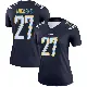 ＃27 Women's RJ Mickens Navy Legend Los Angeles Chargers Jersey