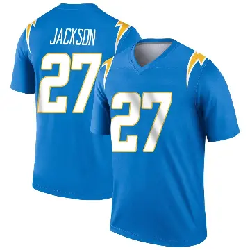 ＃27 Youth JaQuae Jackson Blue Legend Los Angeles Chargers Powder Jersey