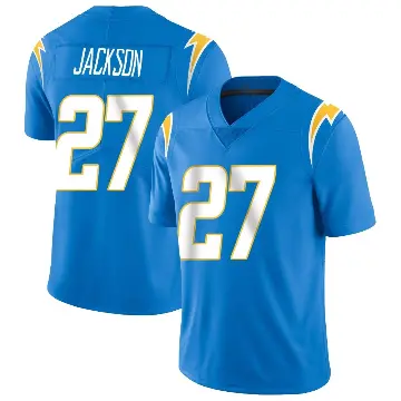 ＃27 Youth JaQuae Jackson Blue Limited Los Angeles Chargers Powder Vapor Untouchable Alternate Jersey