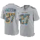 ＃27 Youth JaQuae Jackson Gray Game Los Angeles Chargers Atmosphere Fashion Jersey