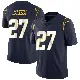 ＃27 Youth JaQuae Jackson Navy Limited Los Angeles Chargers Team Color Vapor Untouchable Jersey