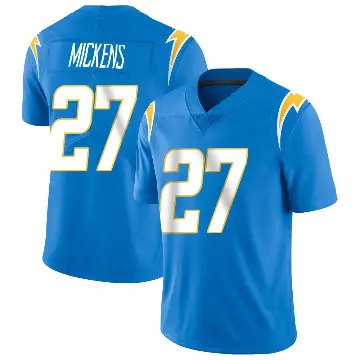 ＃27 Youth RJ Mickens Blue Limited Los Angeles Chargers Powder Vapor Untouchable Alternate Jersey
