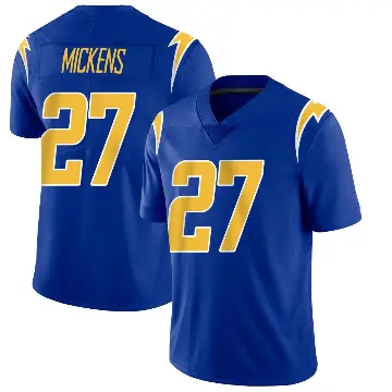 ＃27 Youth RJ Mickens Royal Limited Los Angeles Chargers 2nd Alternate Vapor Jersey