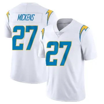 ＃27 Youth RJ Mickens White Limited Los Angeles Chargers Vapor Untouchable Jersey