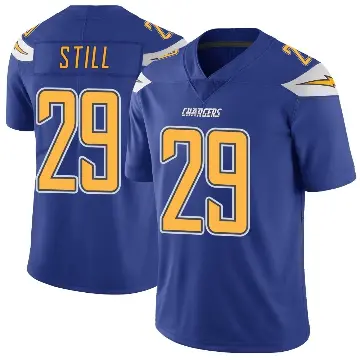 ＃29 Men's Tarheeb Still Royal Limited Los Angeles Chargers Color Rush Vapor Untouchable Jersey