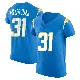 ＃31 Men's Nyheim Miller-Hines Blue Elite Los Angeles Chargers Alternate Vapor Untouchable Jersey