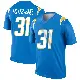 ＃31 Men's Nyheim Miller-Hines Blue Legend Los Angeles Chargers Powder Jersey