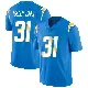 ＃31 Men's Nyheim Miller-Hines Blue Limited Los Angeles Chargers Powder Vapor Untouchable Alternate Jersey