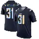 ＃31 Men's Nyheim Miller-Hines Navy Legend Los Angeles Chargers Jersey