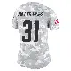＃31 Women's Nyheim Miller-Hines Arctic Camo Limited Los Angeles Chargers 2024 Salute to Service Jersey
