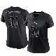 ＃31 Women's Nyheim Miller-Hines Black Limited Los Angeles Chargers Reflective Jersey