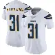 ＃31 Women's Nyheim Miller-Hines White Limited Los Angeles Chargers Vapor Untouchable Jersey