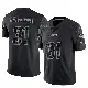 ＃31 Youth Nyheim Miller-Hines Black Limited Los Angeles Chargers Reflective Jersey