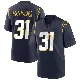 ＃31 Youth Nyheim Miller-Hines Navy Game Los Angeles Chargers Team Color Jersey