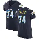 ＃74 Men's Ryan Nelson Navy Blue Elite Los Angeles Chargers Team Color Vapor Untouchable Jersey