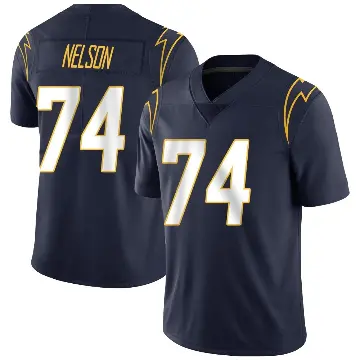 ＃74 Men's Ryan Nelson Navy Limited Los Angeles Chargers Team Color Vapor Untouchable Jersey