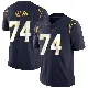 ＃74 Men's Ryan Nelson Navy Limited Los Angeles Chargers Team Color Vapor Untouchable Jersey