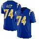 ＃74 Men's Ryan Nelson Royal Limited Los Angeles Chargers 2nd Alternate Vapor Jersey