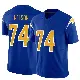 ＃74 Men's Ryan Nelson Royal Limited Los Angeles Chargers Vapor F.U.S.E. Jersey