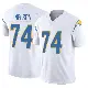 ＃74 Men's Ryan Nelson White Limited Los Angeles Chargers Vapor F.U.S.E. Jersey