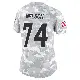 ＃74 Women's Ryan Nelson Arctic Camo Limited Los Angeles Chargers 2024 Salute to Service Jersey