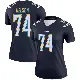 ＃74 Women's Ryan Nelson Navy Legend Los Angeles Chargers Jersey
