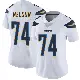 ＃74 Women's Ryan Nelson White Limited Los Angeles Chargers Vapor Untouchable Jersey