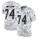 ＃74 Youth Ryan Nelson Arctic Camo Limited Los Angeles Chargers 2024 Salute to Service Jersey