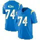 ＃74 Youth Ryan Nelson Blue Limited Los Angeles Chargers Powder Vapor Untouchable Alternate Jersey